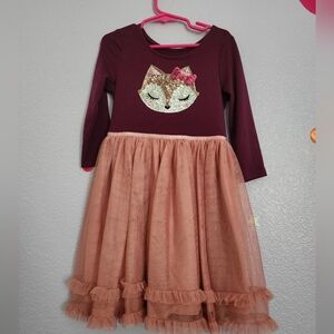 Lilt Girl's sequins layered dress